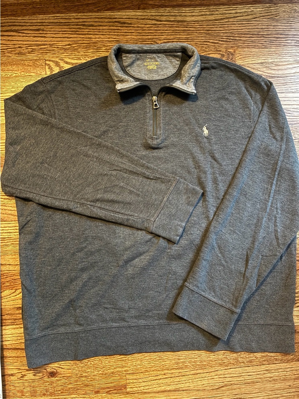 Polo by Ralph Lauren Dark Charcoal Half-Zip Pullover